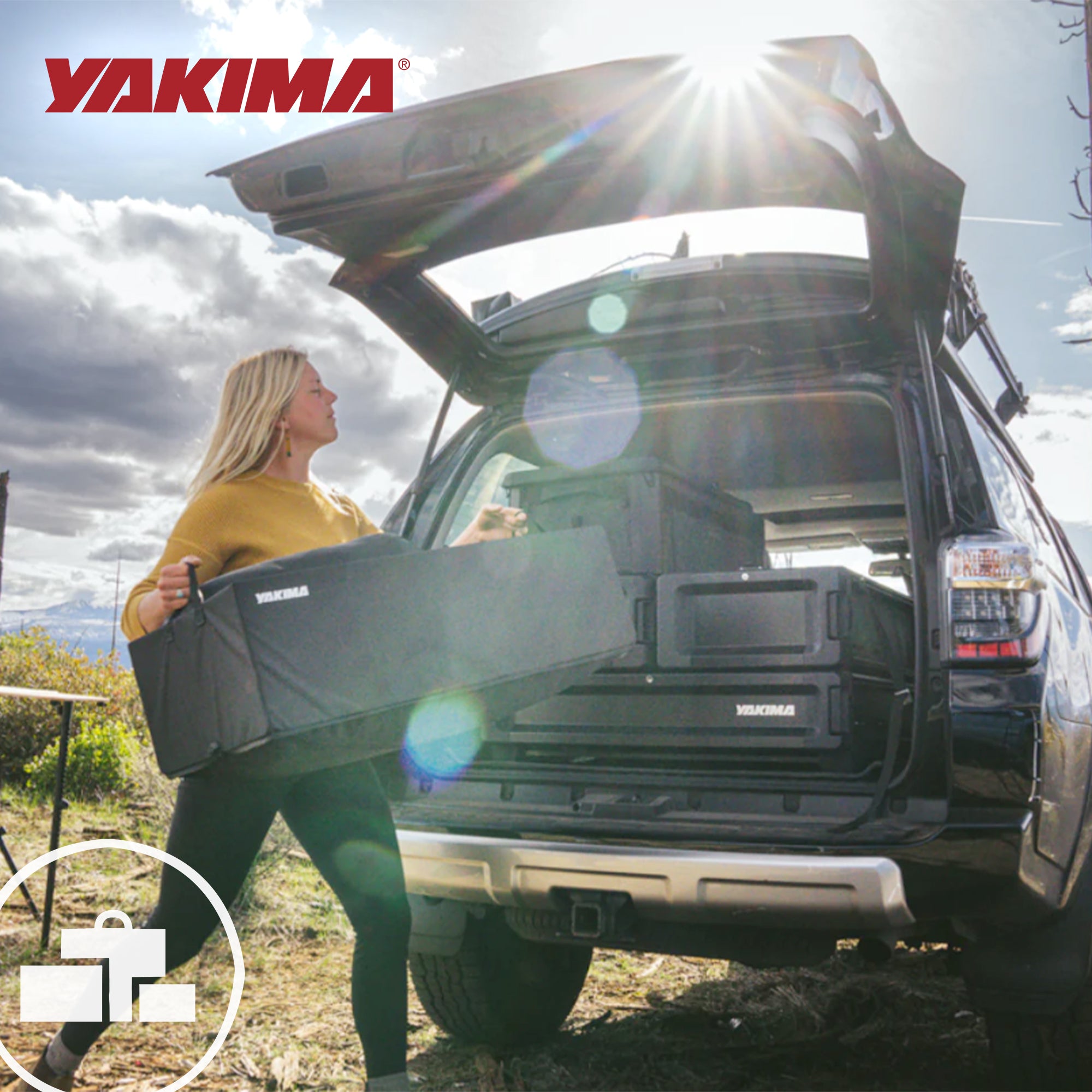 Yakima MOD GearTote Basic Soft Tote with Quick Attach System and Anchors, Black - VMInnovations