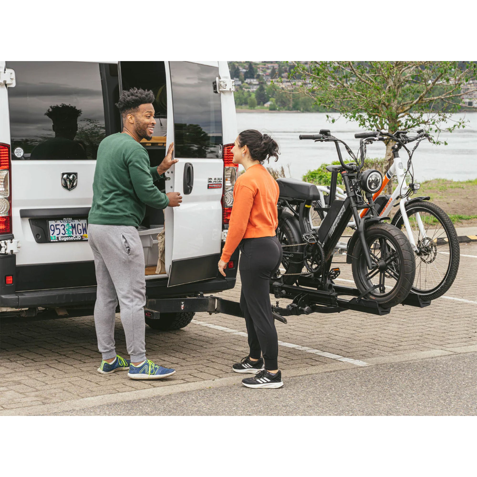Yakima OnRamp LX Bike Rack with Ramp and Wheel Straps for 1.25" Hitch Receivers - VMInnovations