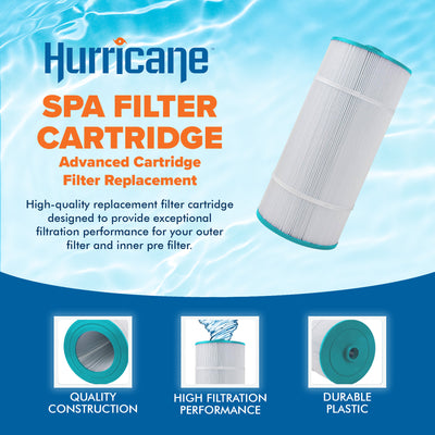 Hurricane Replacement Spa Filter Cartridge for Sundance Series 880 6473-165