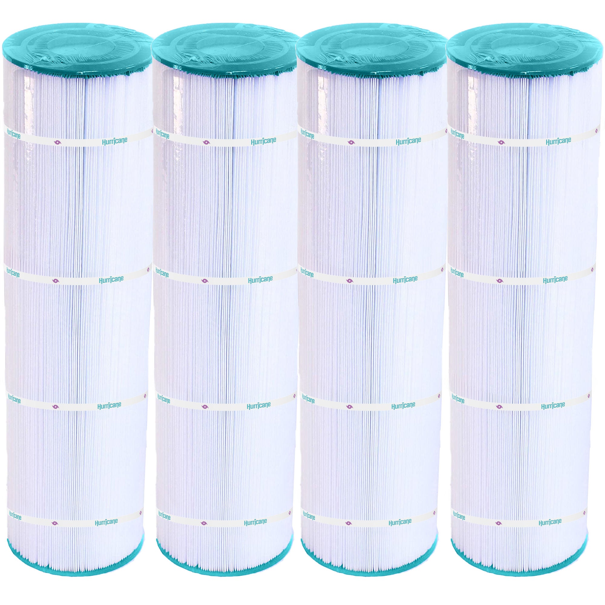 Hurricane Pool Filter Cartridge for PA112, C-7489, & FC-1275 (4 Pack) (Open Box) - VMInnovations