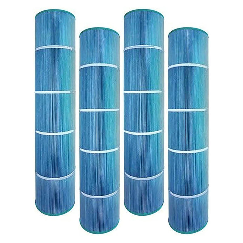 Hurricane Advanced Pool and Spa Filter Cartridge Replacement, Blue (4 Pack)