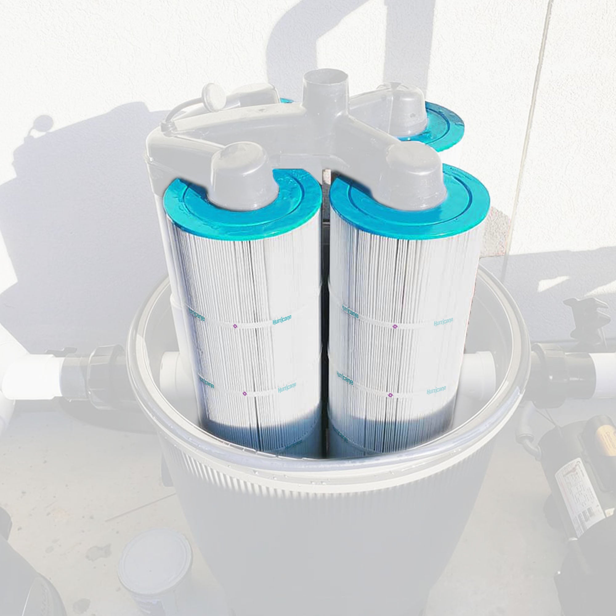Hurricane Pool Filter Cartridge for C-7483, PA81-4-M, FC-1225 (4 Pack)(Open Box)