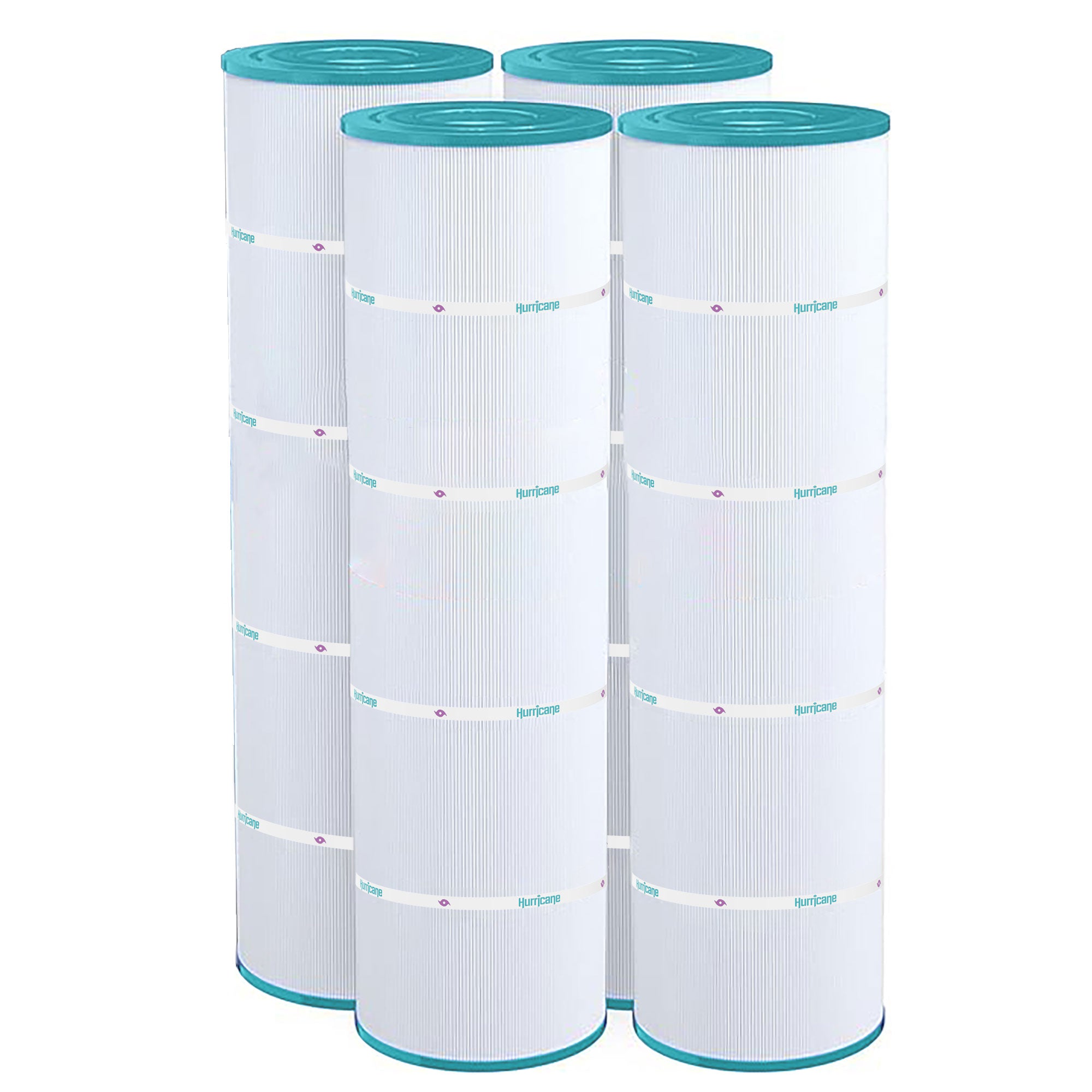 Hurricane Pool Filter Cartridge for C-7487, PA100N & FC-1270 (4 Pack) (Open Box)