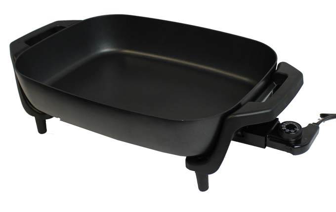 Oster CKSTSKFM-1216R 12" X 16" Electric Kitchen Countertop Skillet Pan Black
