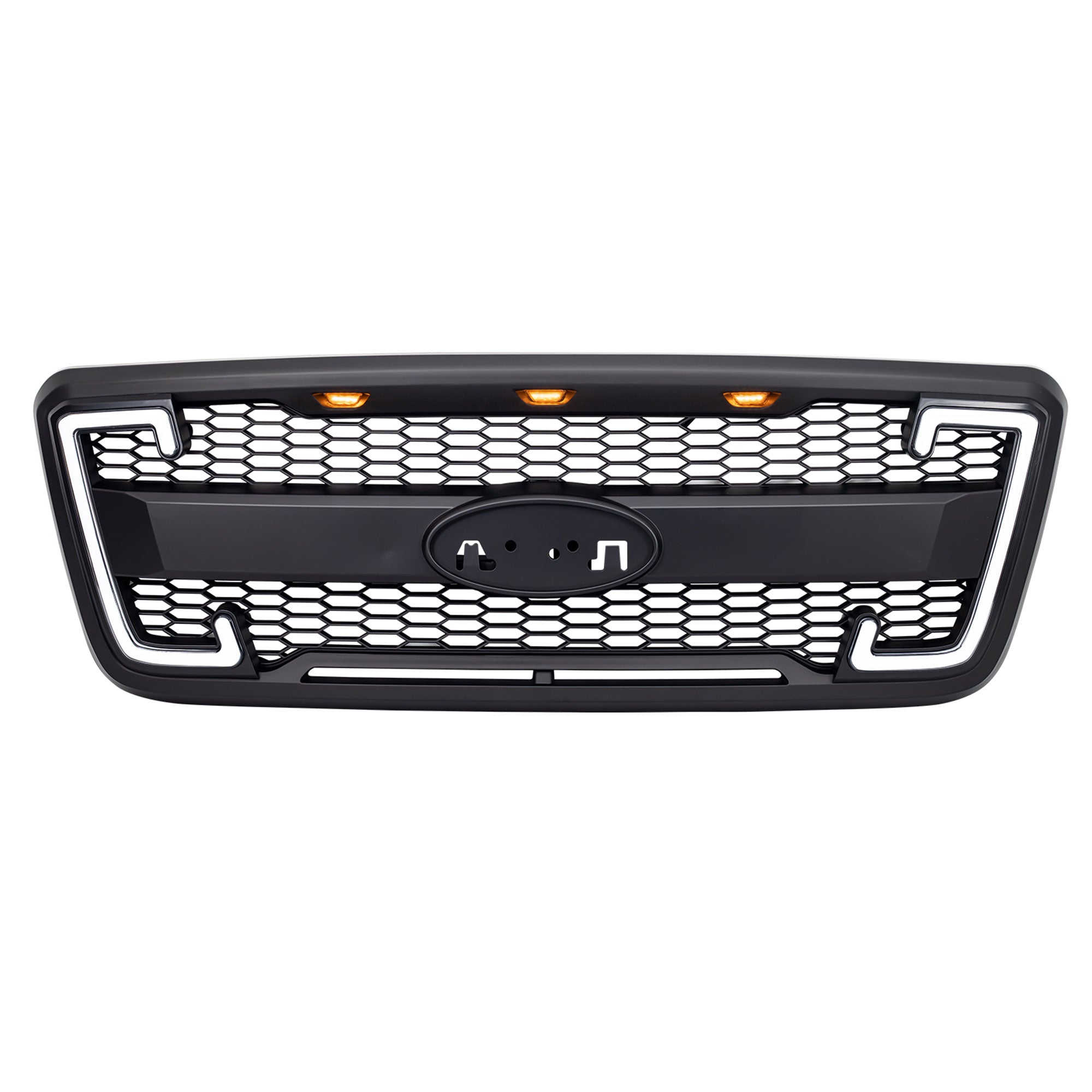 AMERICAN MODIFIED Raptor Mesh Grille for 04-08 Ford F150, Matte Black (Open Box) - VMInnovations
