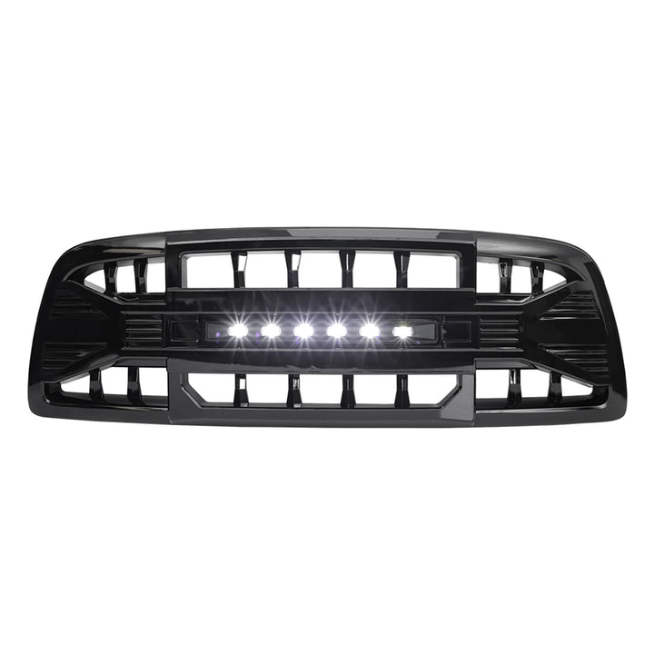 AMERICAN MODIFIED Armor Grille for 2009 to 2012 Dodge Ram 1500, Glossy Black - VMInnovations