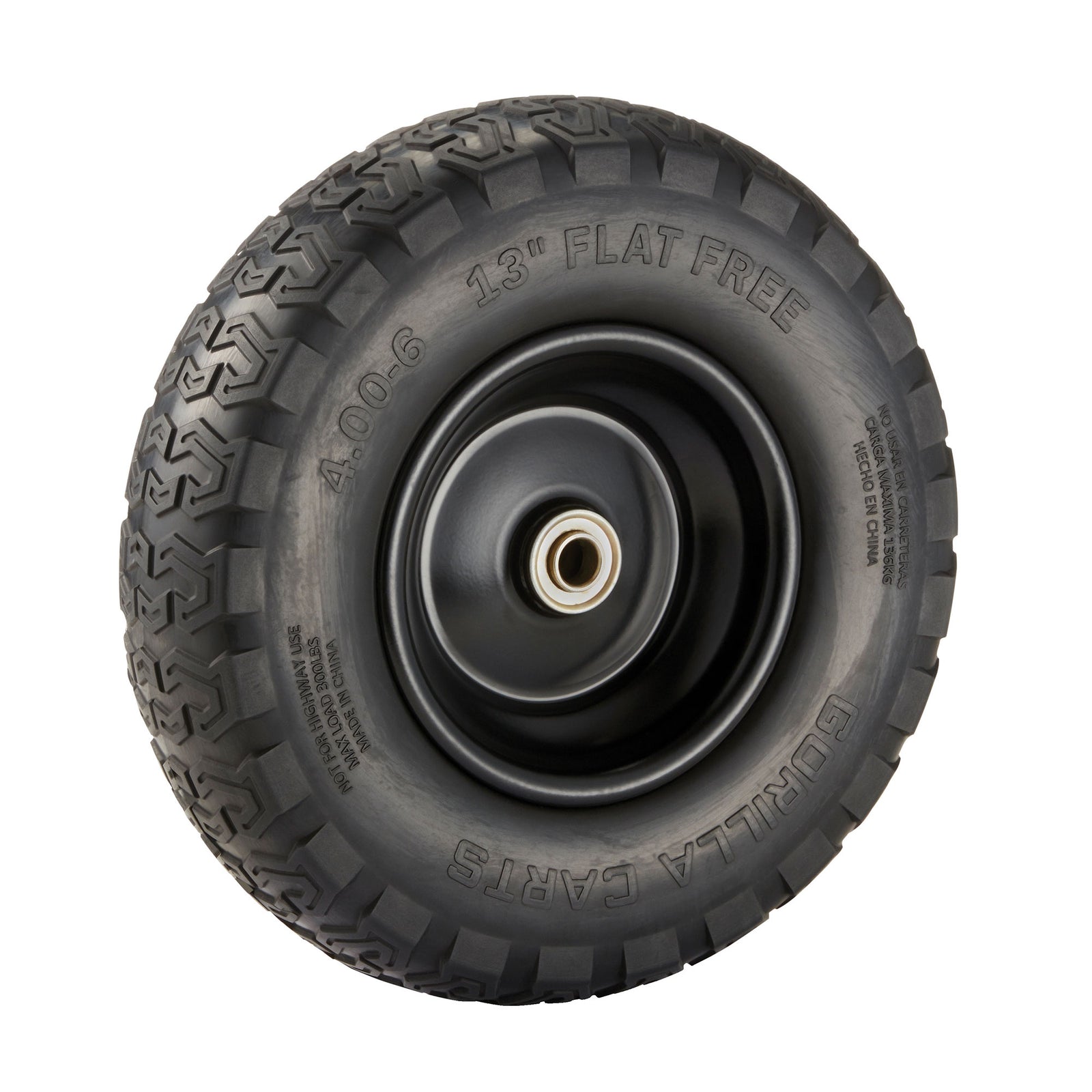 Gorilla Carts 13" No Flat Replacement Tire for Utility Carts GCG-7 & GCG-1200 - VMInnovations