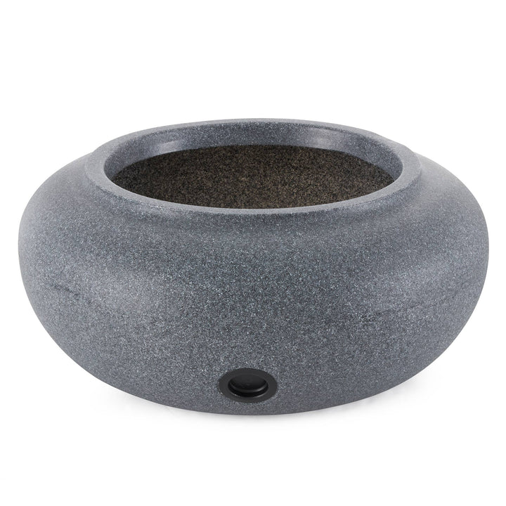 HC Companies 21" Decorative Plastic Outdoor Garden Hose Storage Pot (3 Pack) - VMInnovations