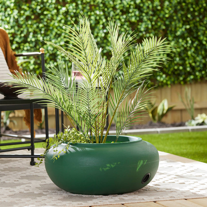 The HC Companies 21 Inch Garden Hose Holder Pot for 75 to 100 Ft Hoses (2 Pack) - VMInnovations