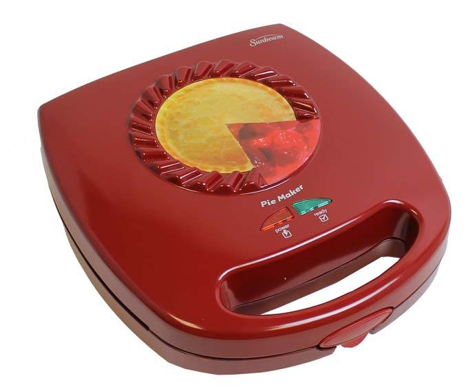 Sunbeam FPSBPMM980 4 Piece Mini Pie Maker Portable Kitchen - Red (Open Box)