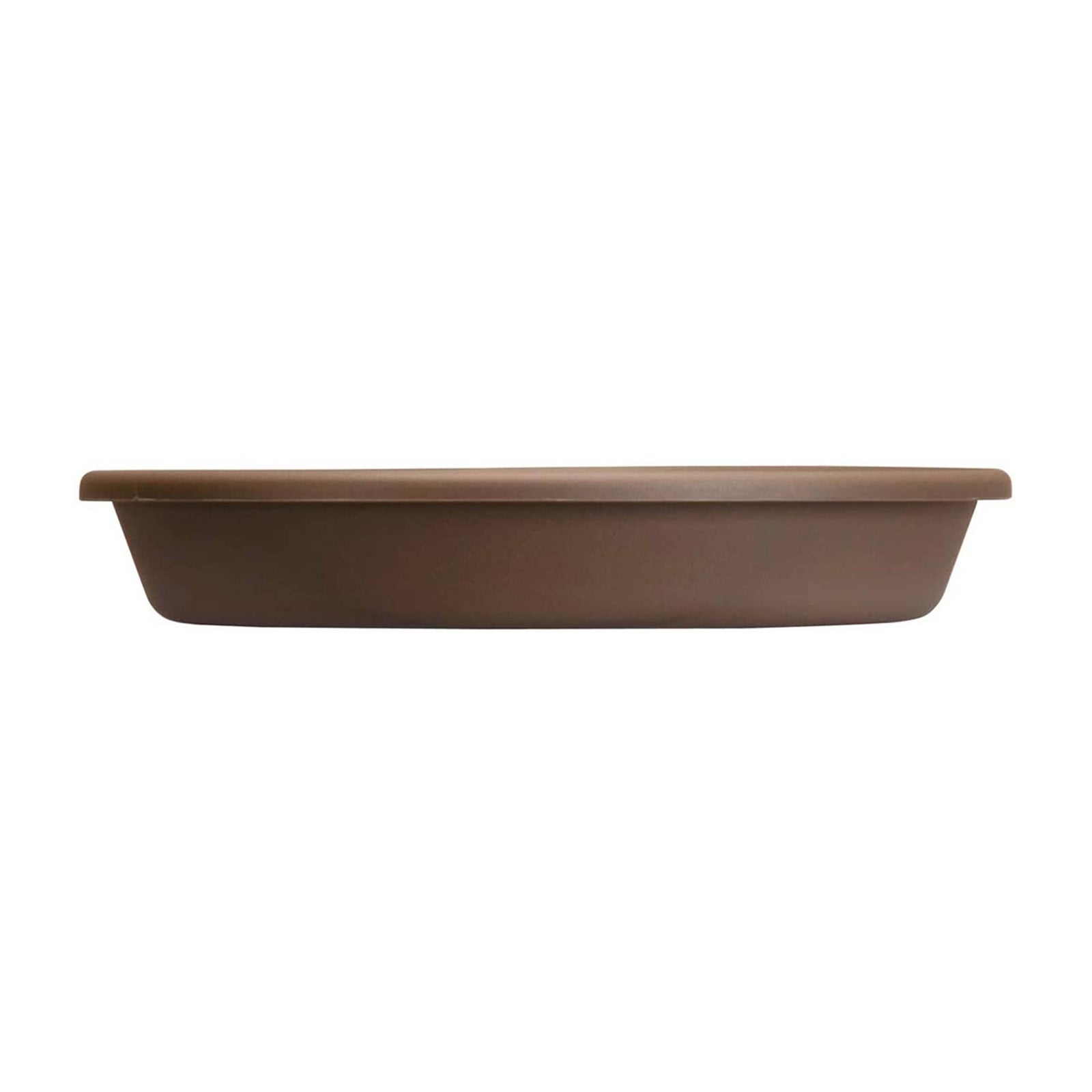 The HC Companies 16.3 Inch Planter Saucer for Classic Pots, Chocolate (4 Pack) - VMInnovations