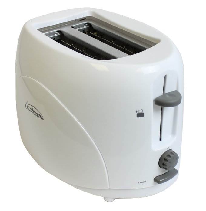 Sunbeam TSSBTR926W 2 Slice Kitchen Compact Electric Toaster Oven (Open Box)