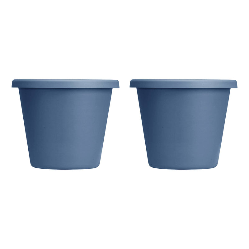 The HC Companies 24 Inch Indoor/Outdoor Classic Flower Pot Planter (2 Pack)