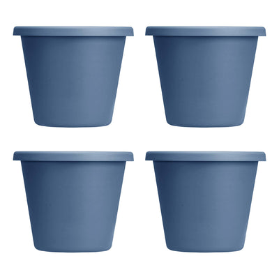 The HC Companies 24 Inch Indoor/Outdoor Classic Flower Pot Planter (4 Pack)