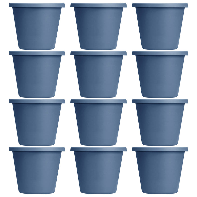 The HC Companies 24 Inch Indoor/Outdoor Classic Flower Pot Planter (12 Pack)