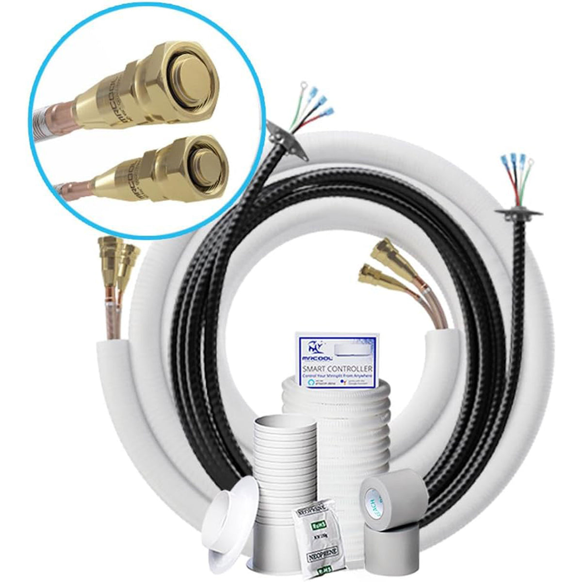 MRCOOL Easy Pro 9,000 BTU Ductless Heat Pump Split System with 16 Foot Lineset