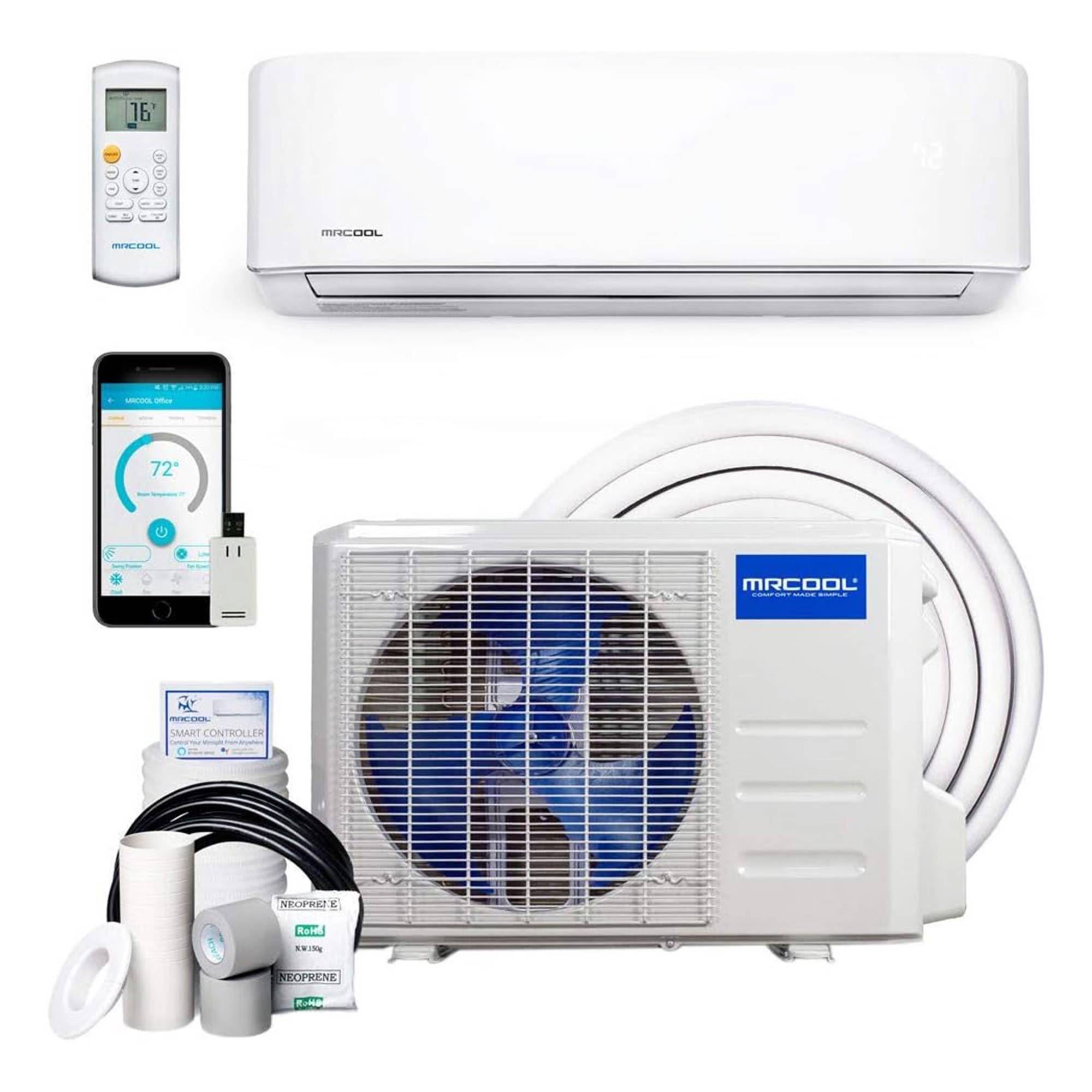 MRCOOL Advantage 24,000 BTU Ductless Inverter Wall Mount Heat Pump, White (Used) - VMInnovations