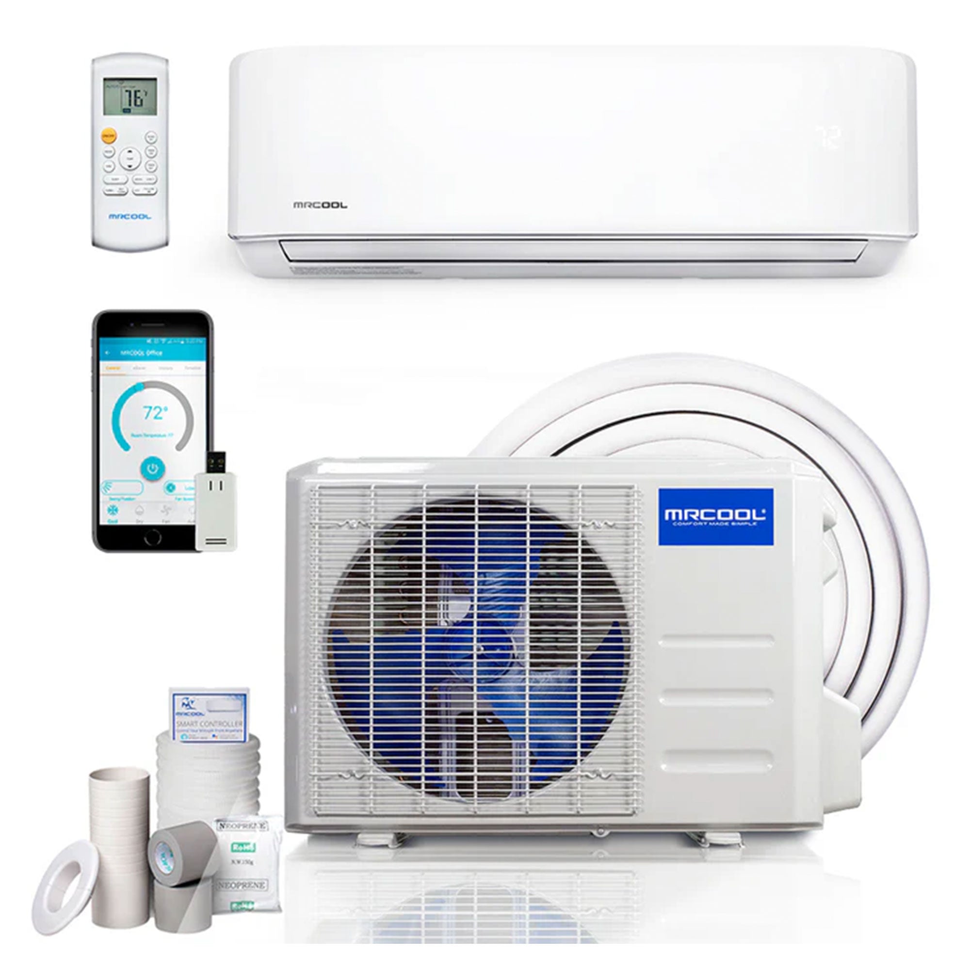 MRCOOL Advantage 36,000 BTU Ductless Wall Mount Heat Pump, White (Open Box) - VMInnovations