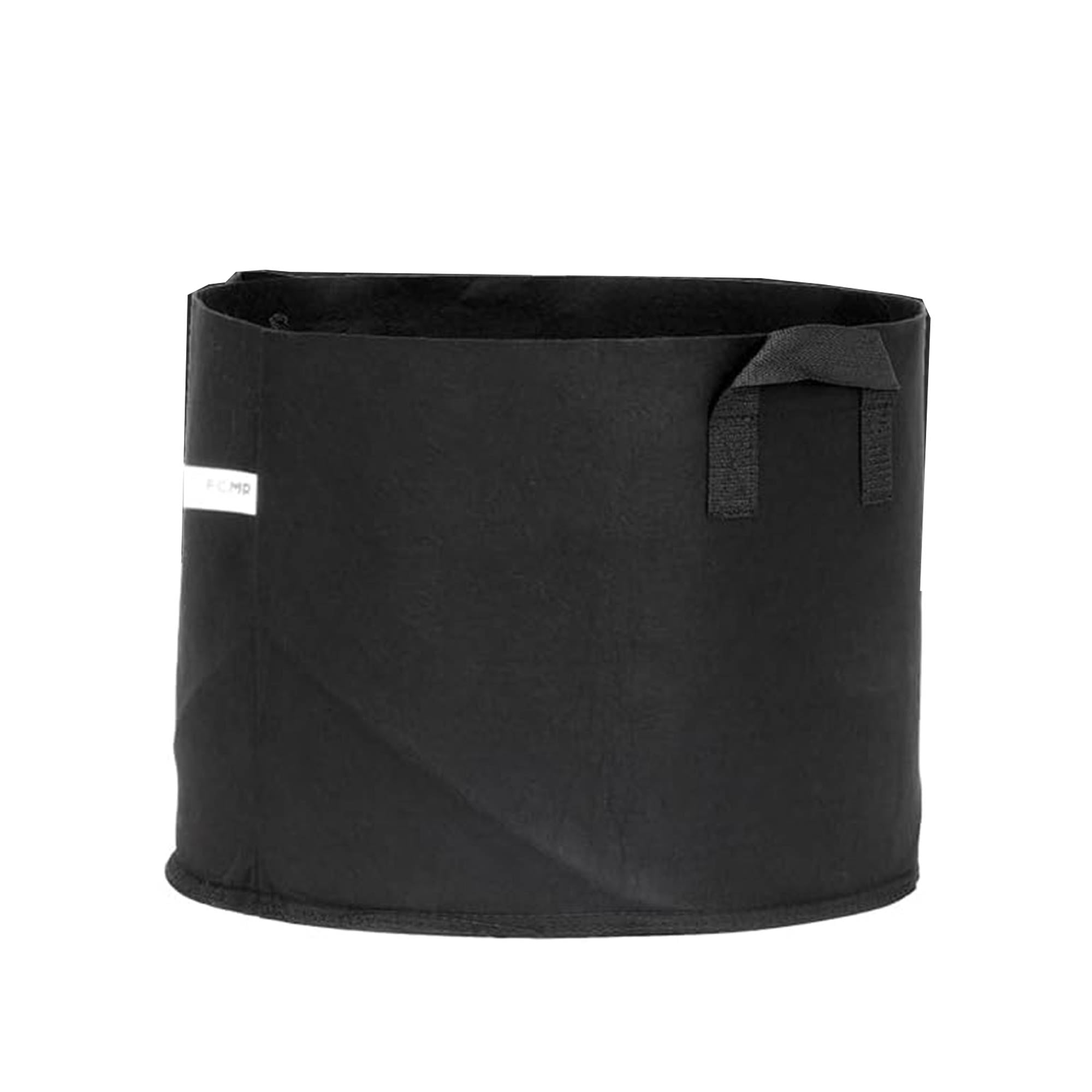 FCMP Outdoor 20 Gallon Modern Non Woven Breathable Grow Bags, Black (5 Pack) - VMInnovations