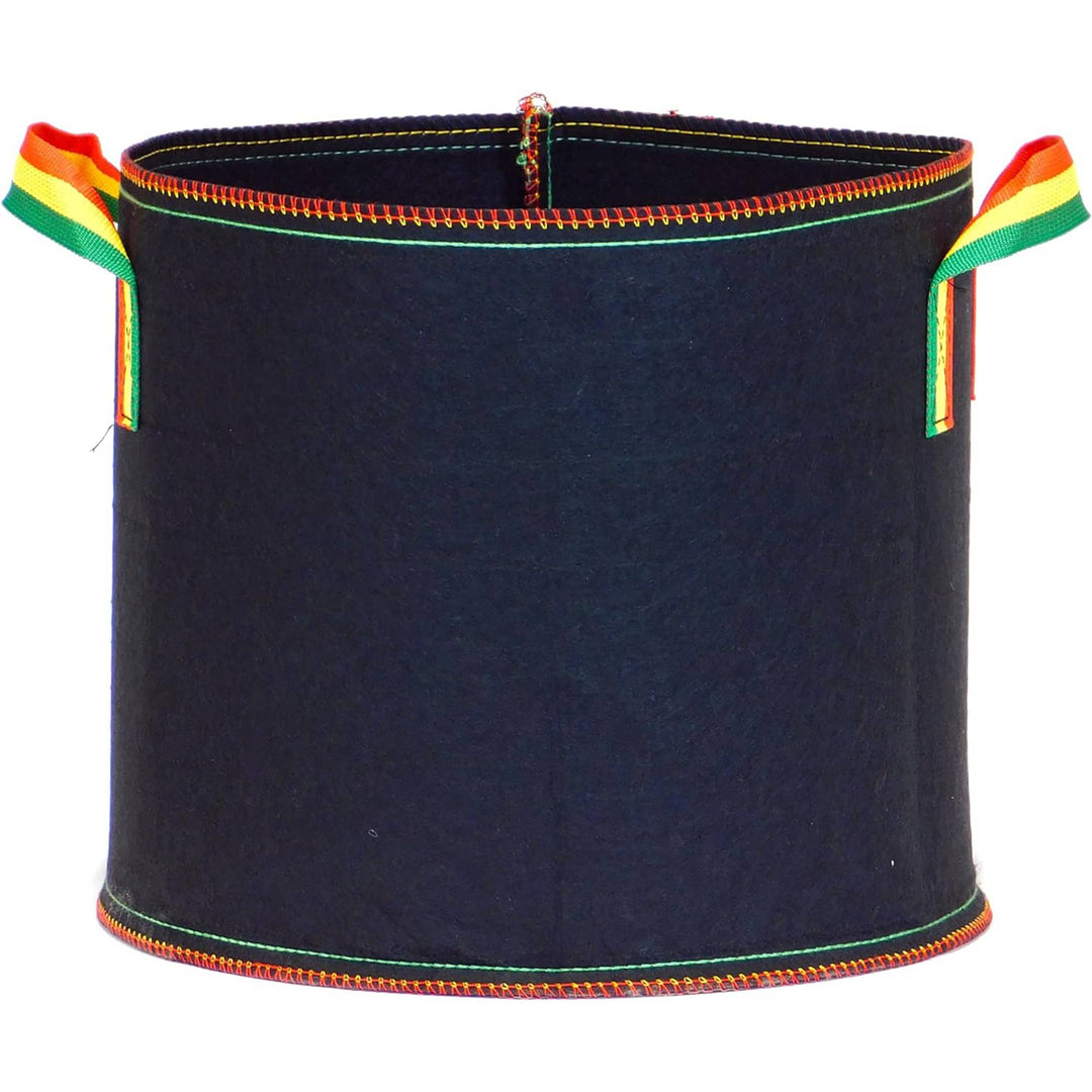 FCMP Outdoor 5 Gal Modern Non Woven Breathable Grow Bags, Multicolor (5 Pack) - VMInnovations