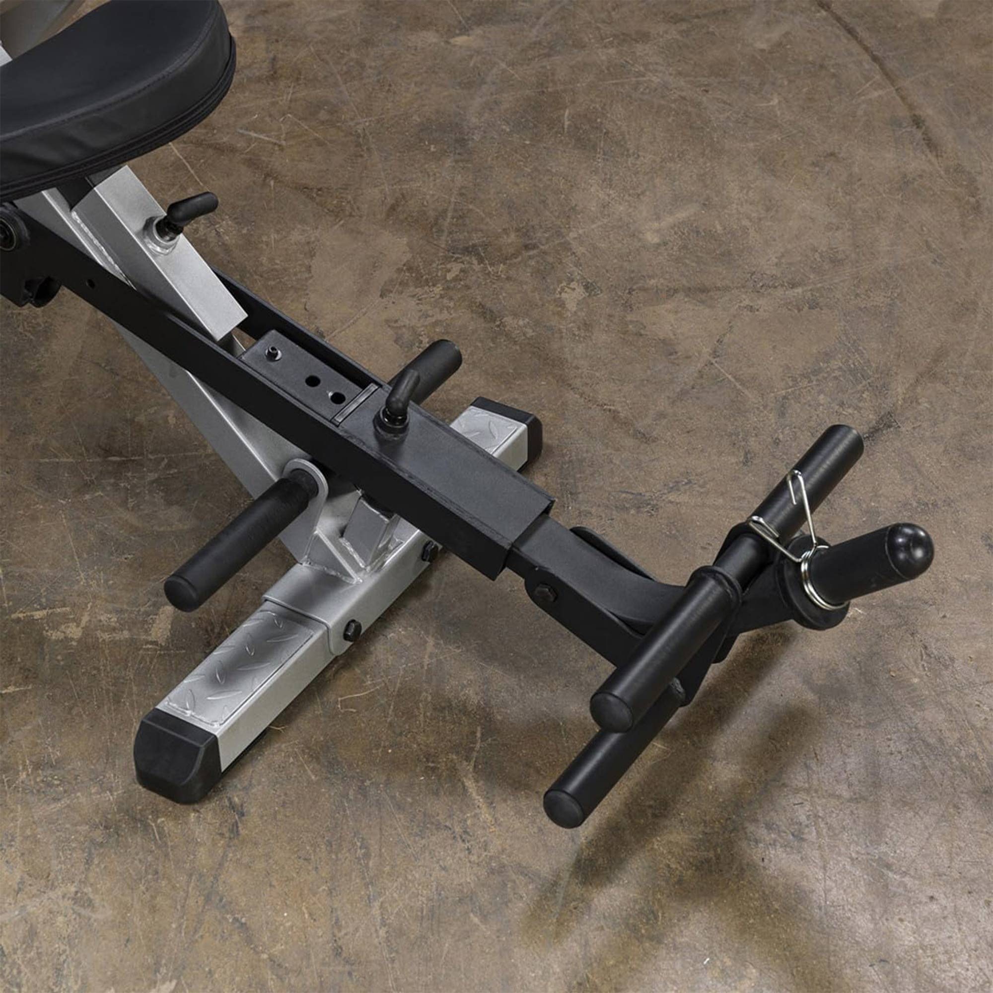 Body Solid Recumbent Ab Bench w/Steel Frame for Abs & Obliques, Black (Open Box)