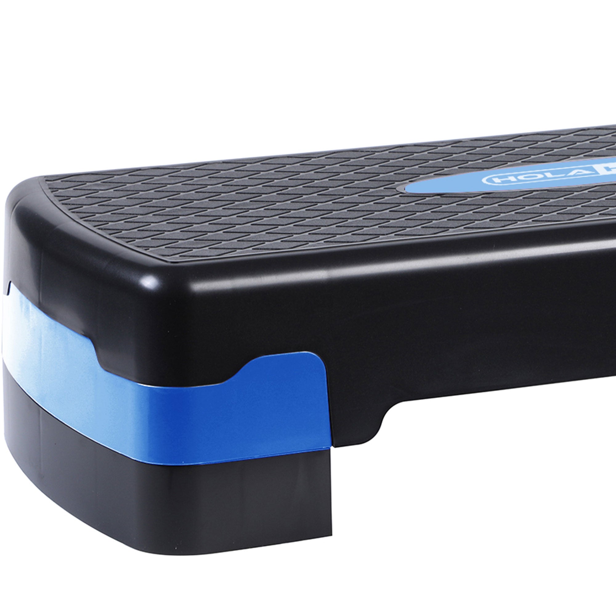 HolaHatha Aerobic Step Platform Exercise Fitness Equipment w/ Adjustable Height - VMInnovations