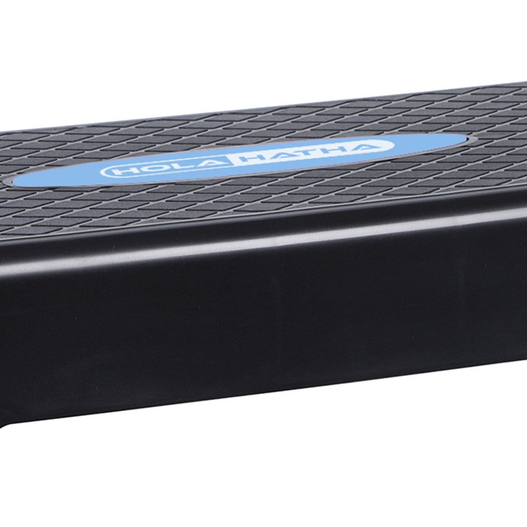 HolaHatha Aerobic Step Platform Exercise Fitness Equipment w/ Adjustable Height - VMInnovations