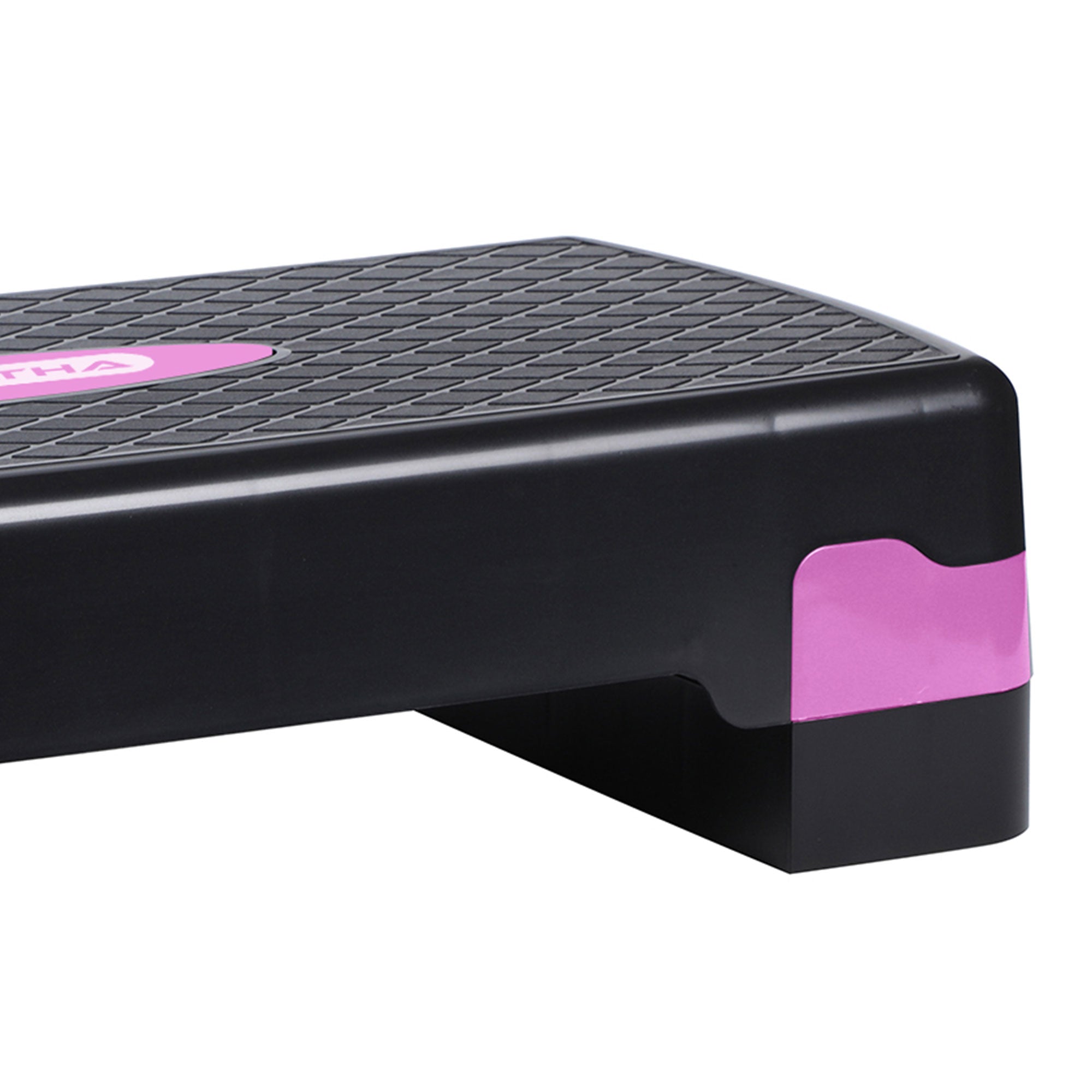 HolaHatha Aerobic Step Exercise Fitness Equipment w/Adjustable Height (Open Box) - VMInnovations