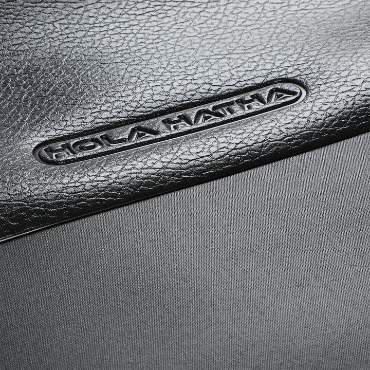 HolaHatha Lightweight Padded Foam Exercise Mat for Workout Activity, Large, Grey - VMInnovations