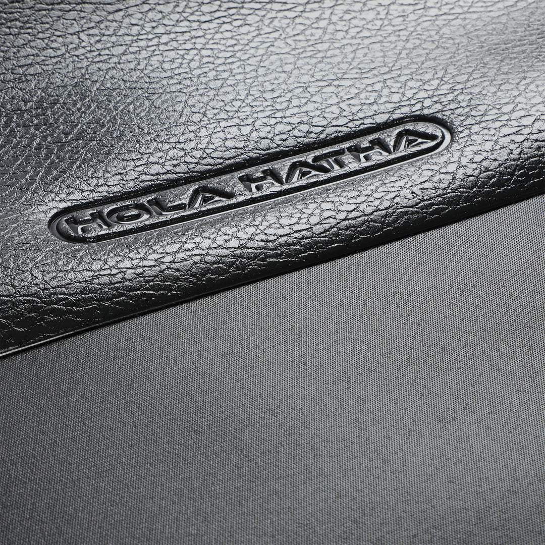 HolaHatha Lightweight Padded Foam Fitness Mat for Workout Activity, Medium, Grey - VMInnovations