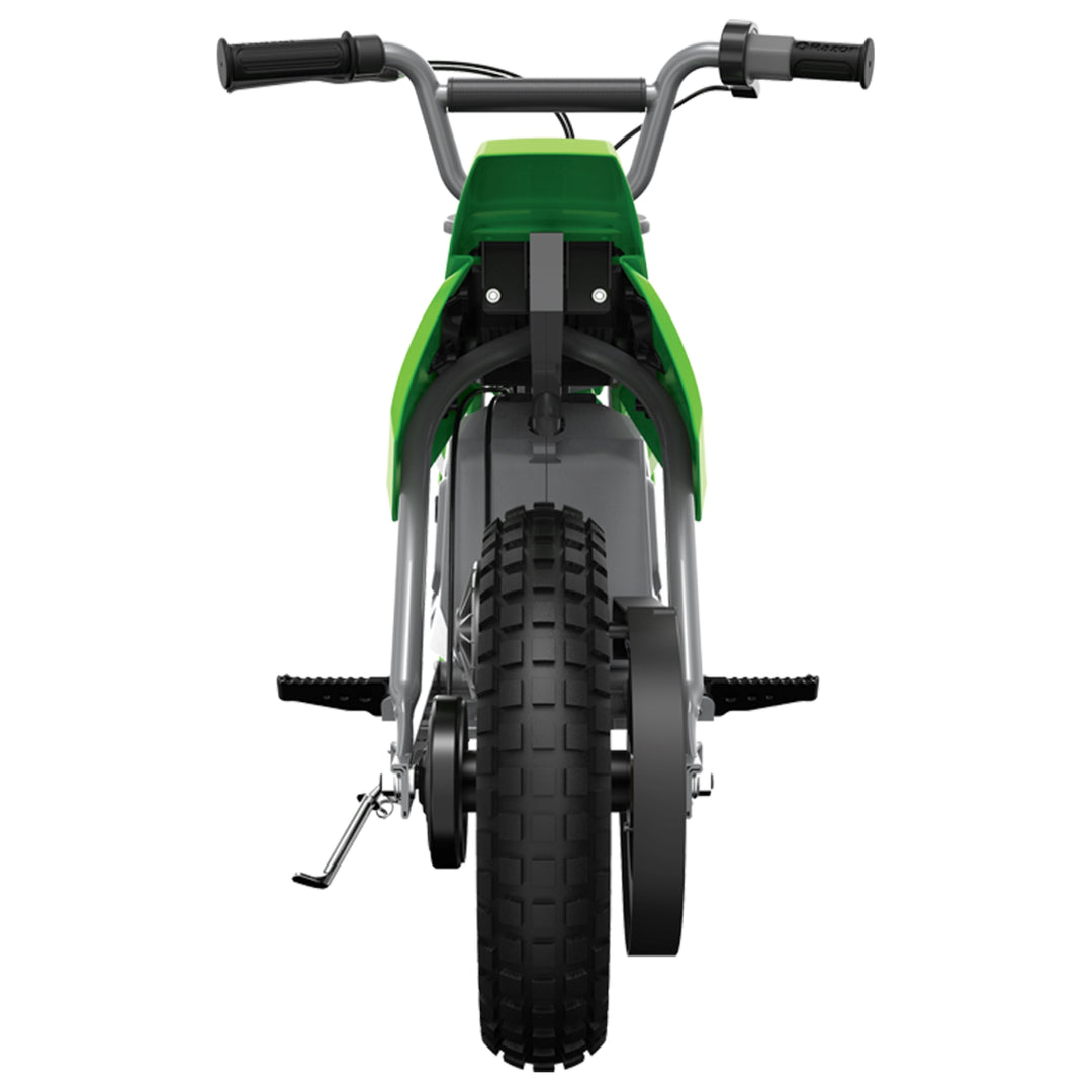 Razor MX400 Dirt Rocket 24V Electric Toy Motocross Dirt Bike, Green (2 Pack) - VMInnovations