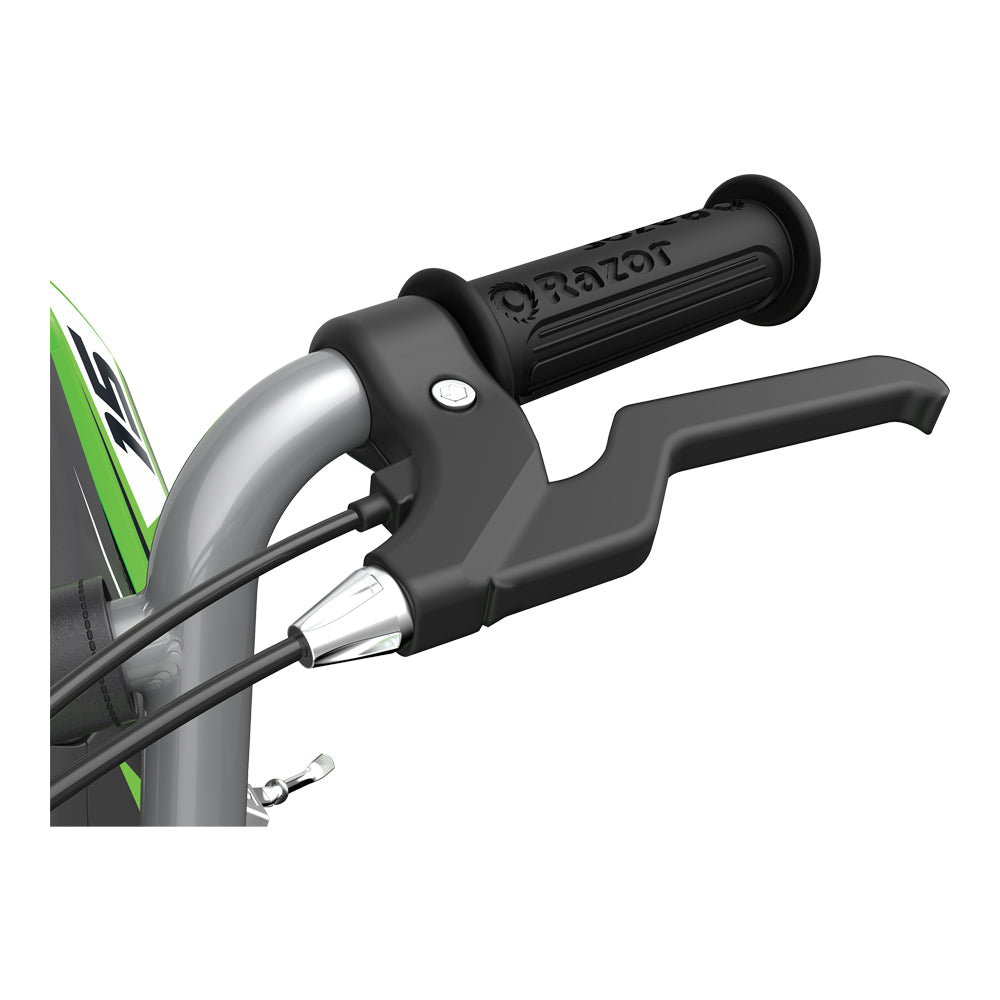 Razor MX400 Dirt Rocket 24V Electric Toy Dirt Bike & Full Face Helmet, Green - VMInnovations