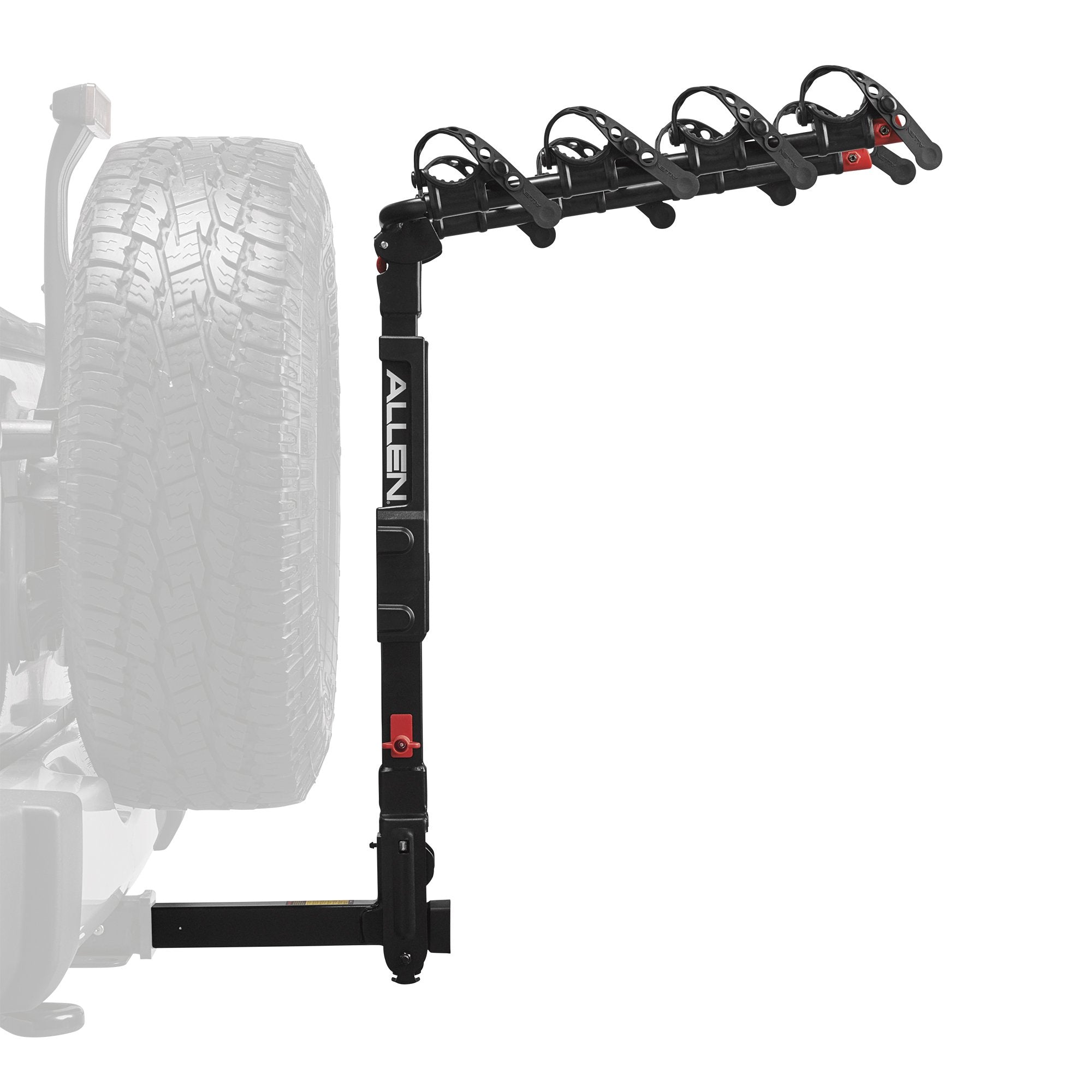 Allen Sports Premier Locking Hitch 4-Bike Rack for Spare Tire Vehicles (Used)