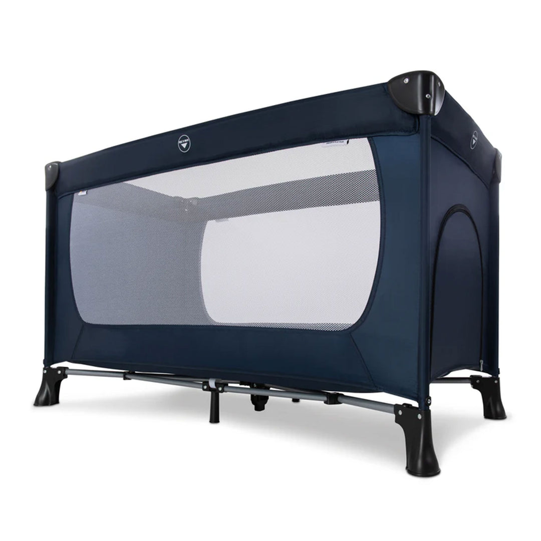 hauck Dream N Play Plus Foldable Travel Bed and Playpen with Mattress, Navy Blue - VMInnovations
