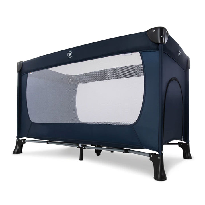 hauck Dream N Play Plus Foldable Travel Bed and Playpen with Mattress, Navy Blue - VMInnovations
