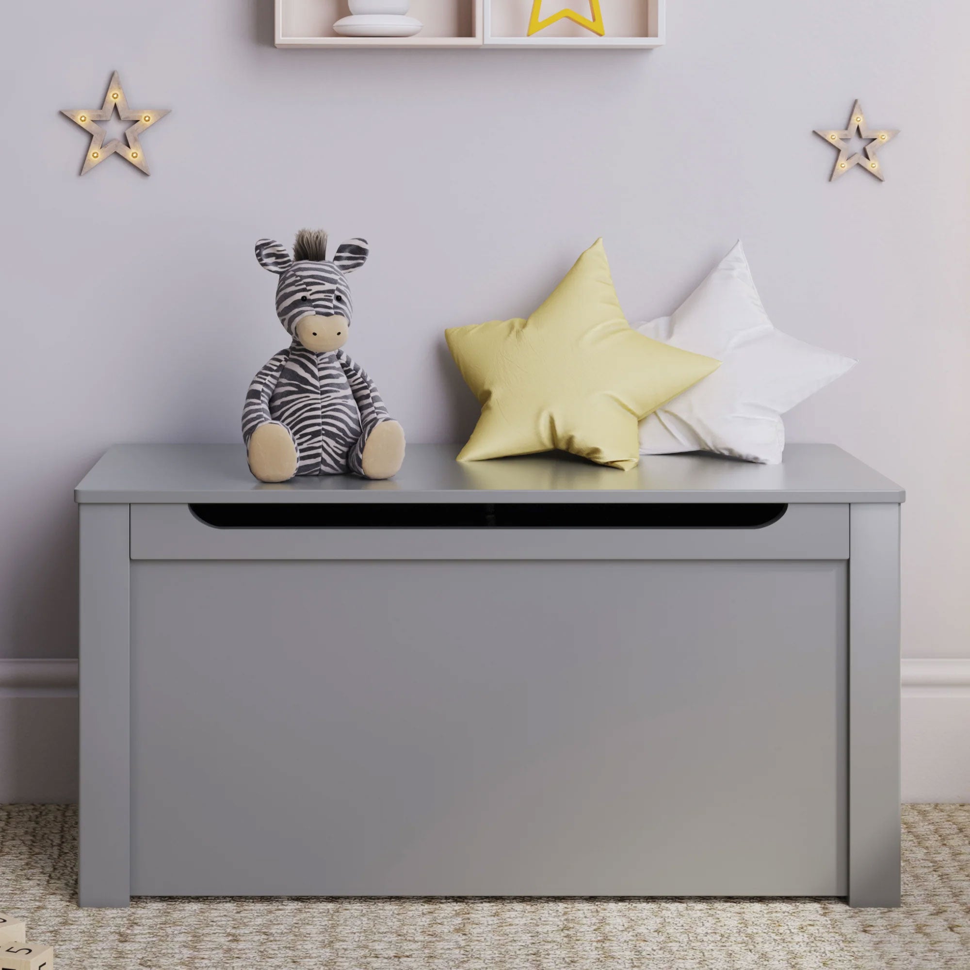 Sturdis Toy Box Stylish & Spacious Storage for Home Organization, Gray(Open Box) - VMInnovations