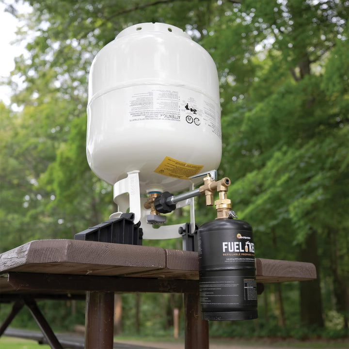 Mr. Heater Fuel Kegs 16 Ounce Refillable All Purpose Propane Cylinder, Black - VMInnovations