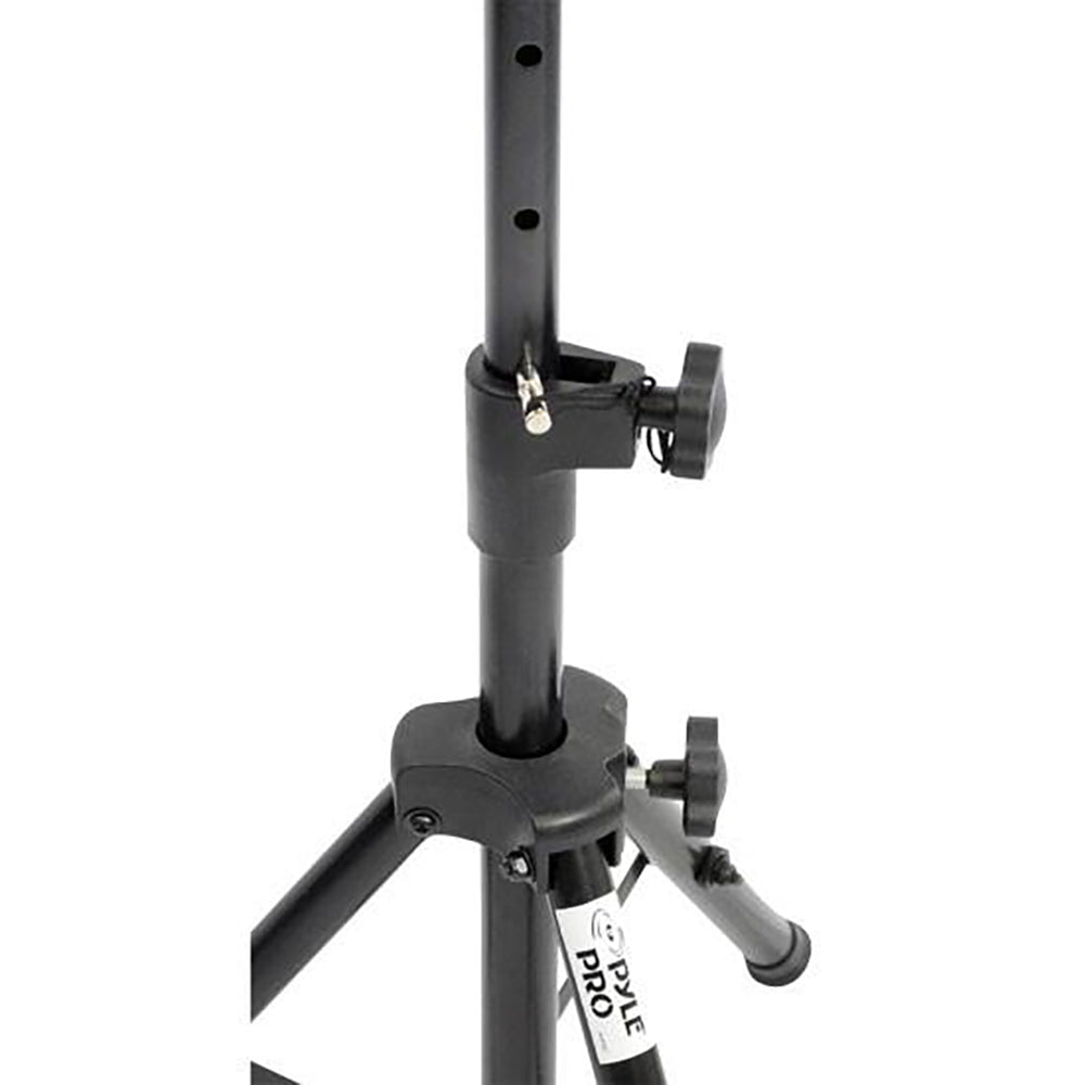 Pyle PLPTS2 Pro Adjustable Tripod DJ Laptop Tray Stand for Notebook Computer