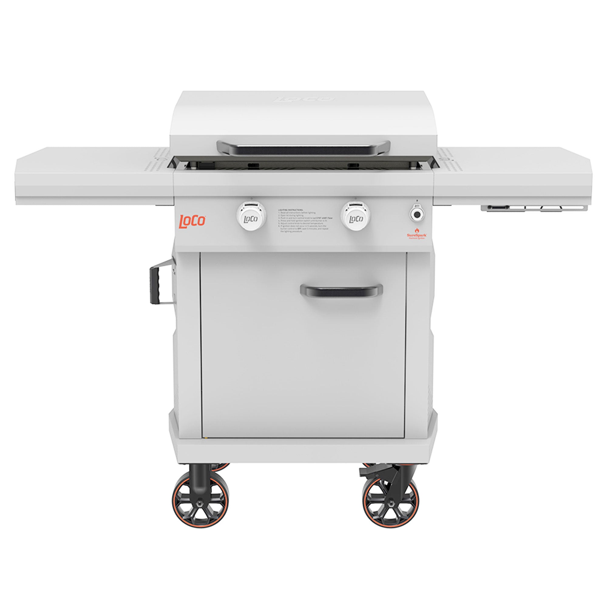 Loco Cookers 2-Burner Digital Series II Propane SmartTemp Flat Top Grill, 26" - VMInnovations