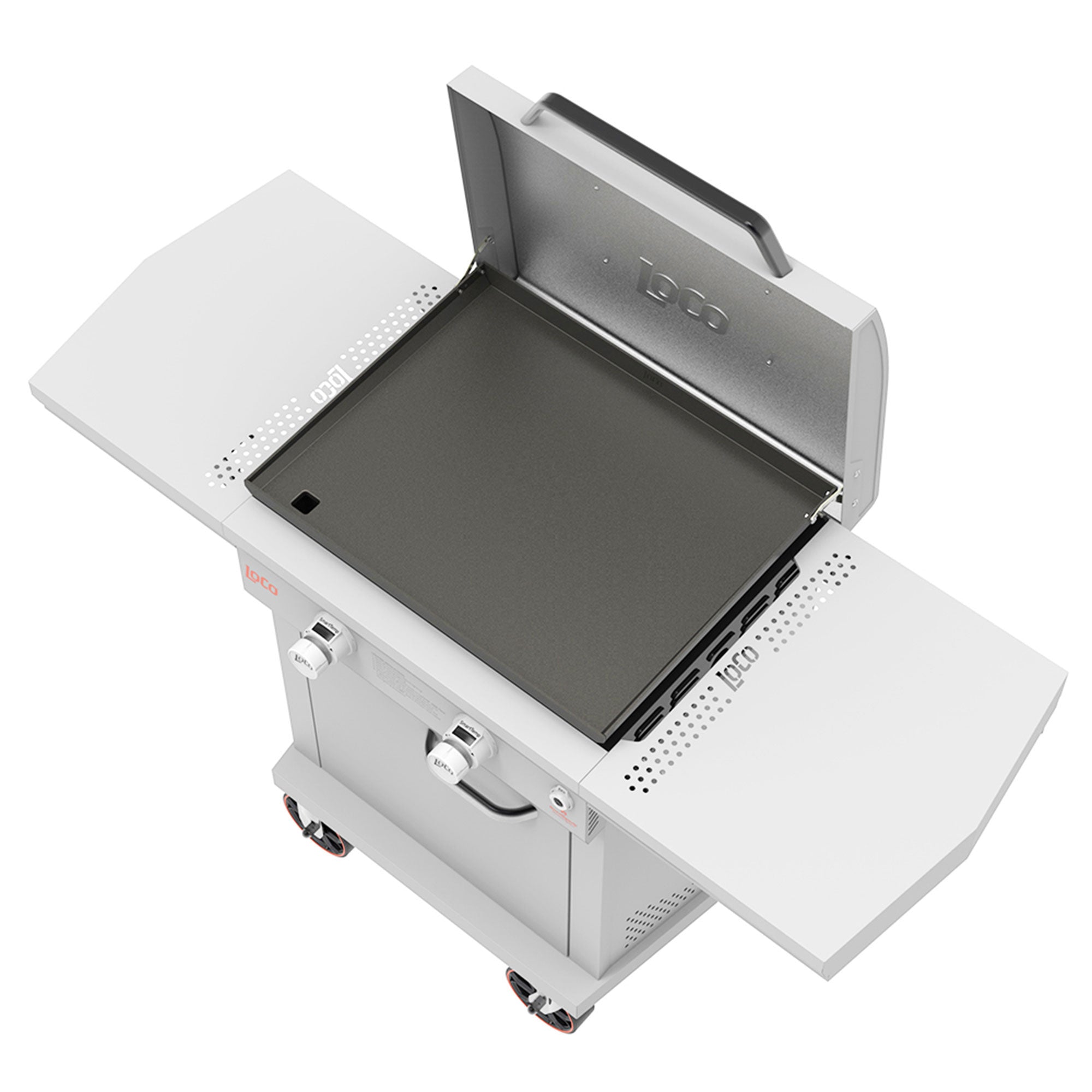 Loco Cookers 2-Burner Digital Series II Propane SmartTemp Flat Top Grill, 26" - VMInnovations