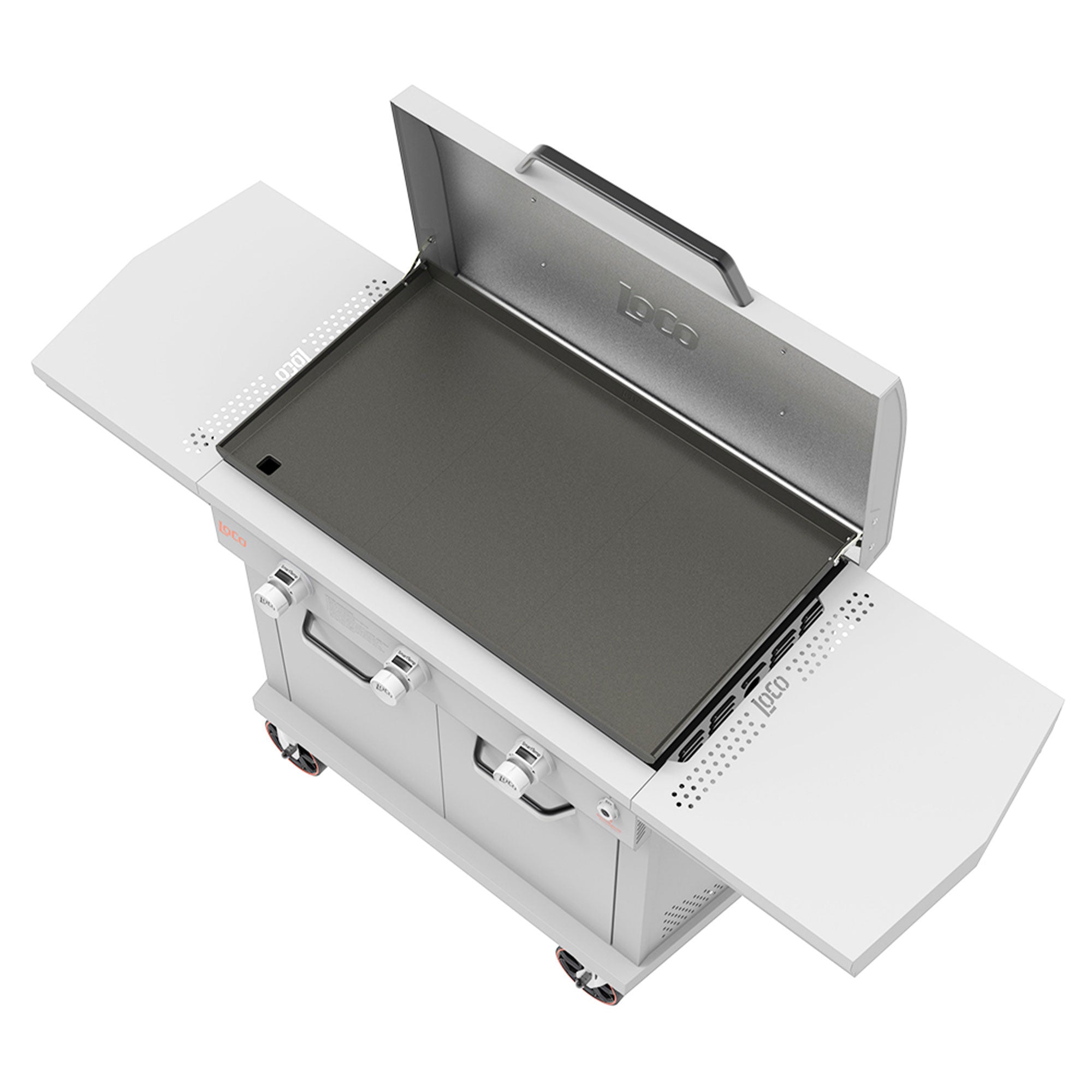 LoCo Cookers 3-Burner Digital Series II Propane SmartTemp Flat Top Grill, 36" - VMInnovations