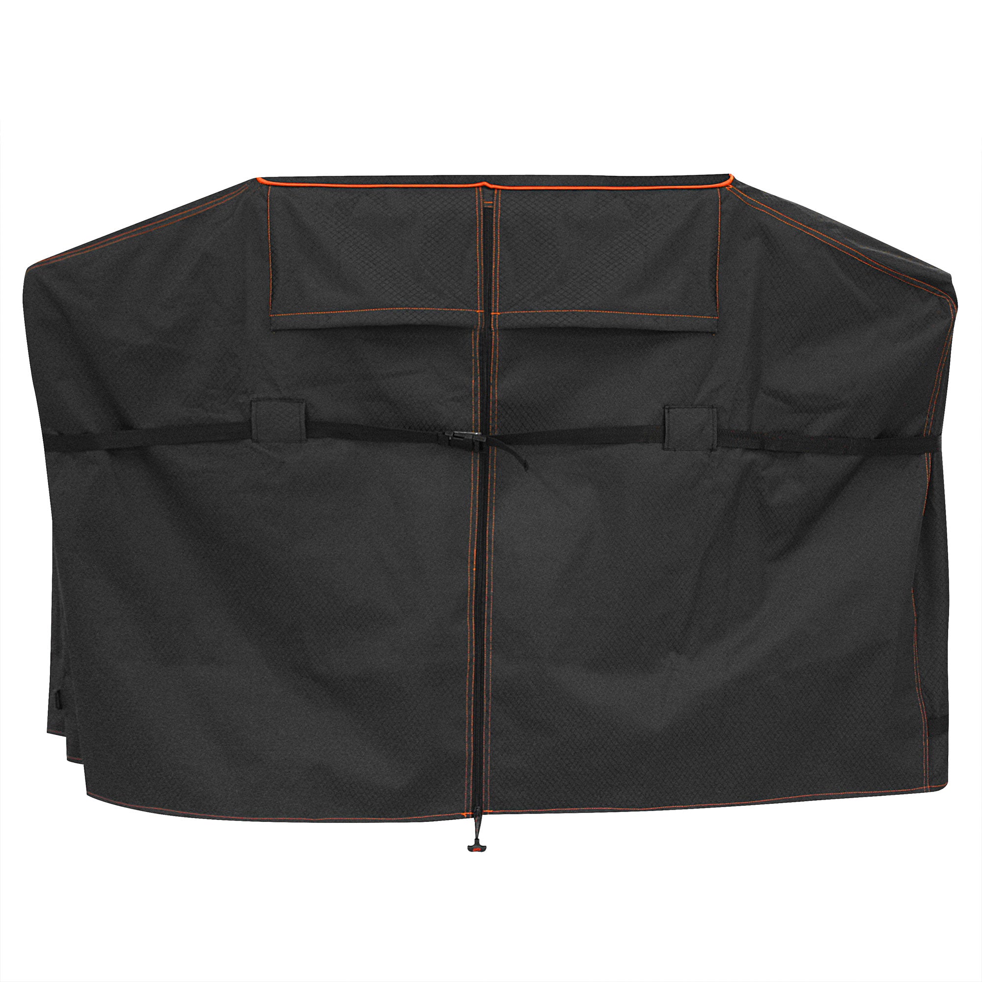 Loco Cookers 26 In Universal Grill Cover with Zipper, and Cart, Black (Open Box)