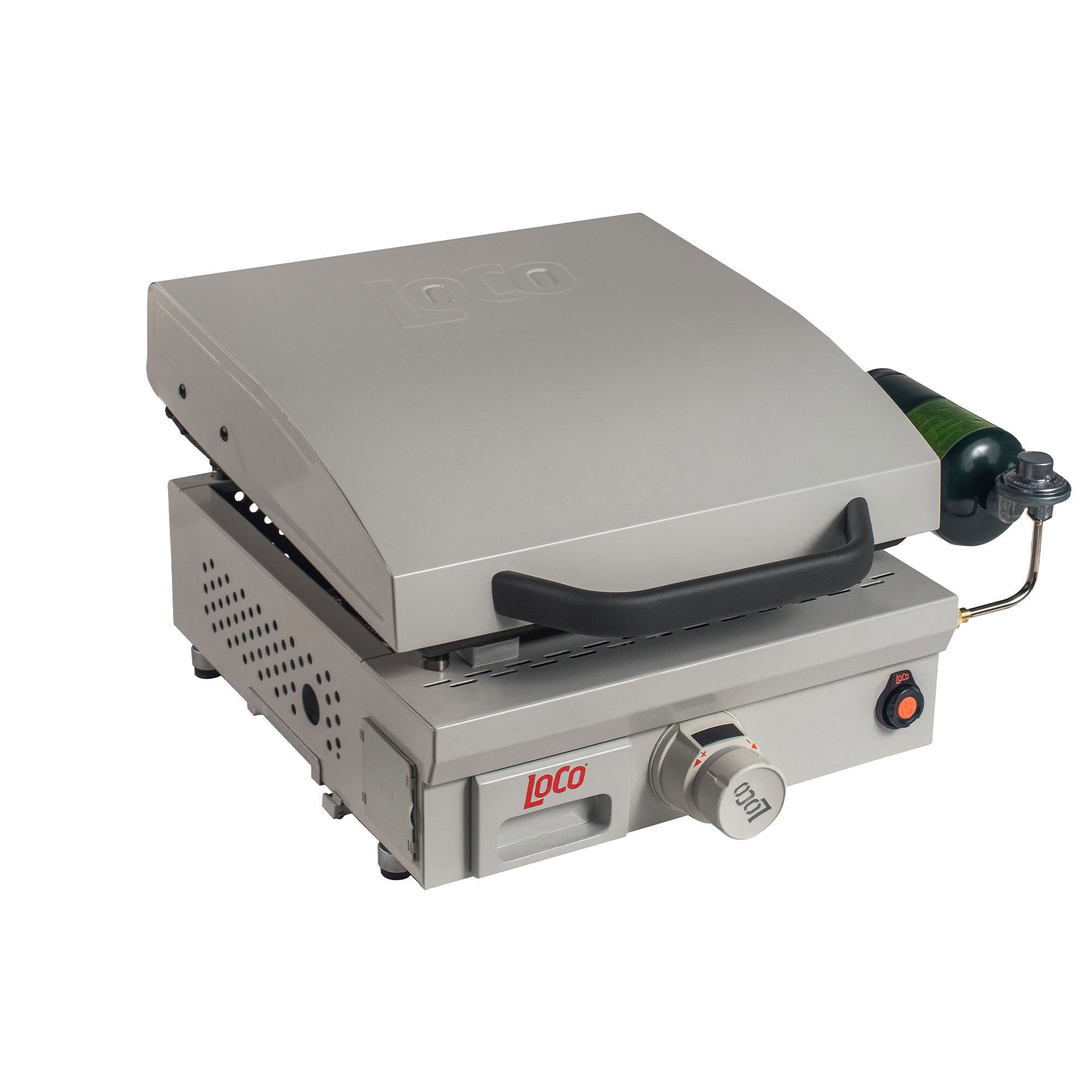 Loco Cookers 1 Burner Portable Tabletop Propane SmartTemp 16" Flat Top (Used) - VMInnovations