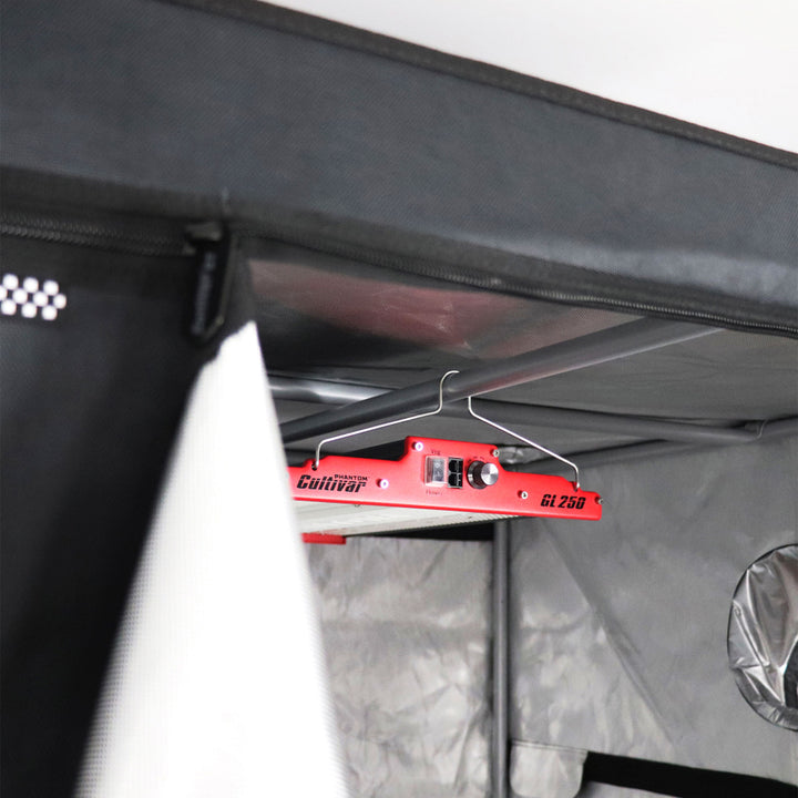 PHANTOM Cultivar GL250 250 Watt 120 Volt LED Aluminum Grow Tent Plant Light, Red - VMInnovations