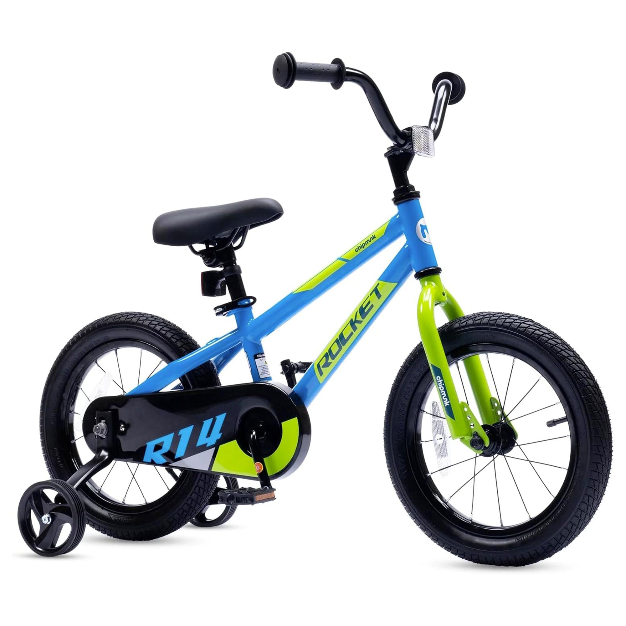 RoyalBaby Rocket Outdoor Children's Bike, 14 In, Blue (Open Box) - VMInnovations