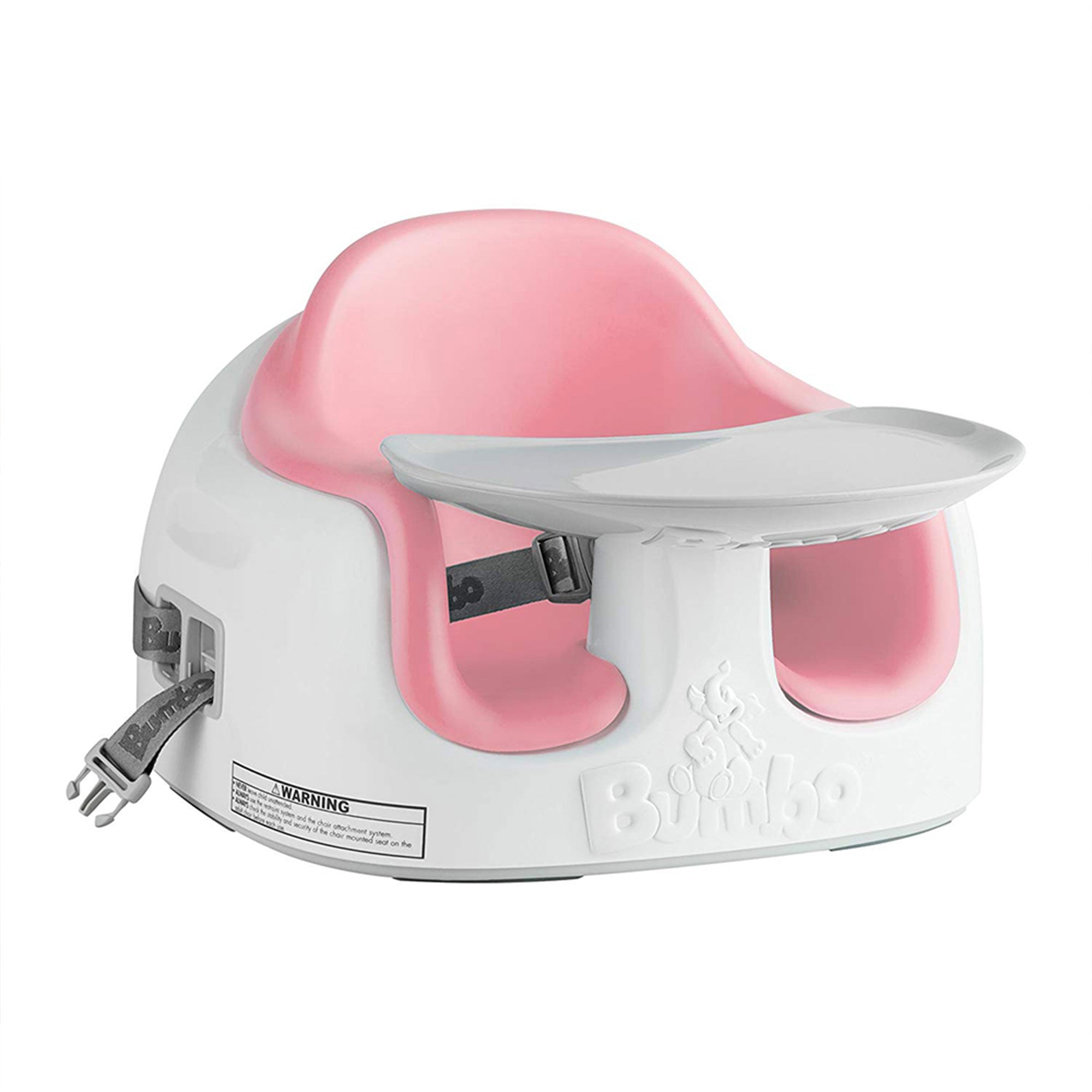 Bumbo Baby Toddler Adjustable 3-in-1 Multi Seat High Chair, Cradle Pink (2 Pack) - VMInnovations