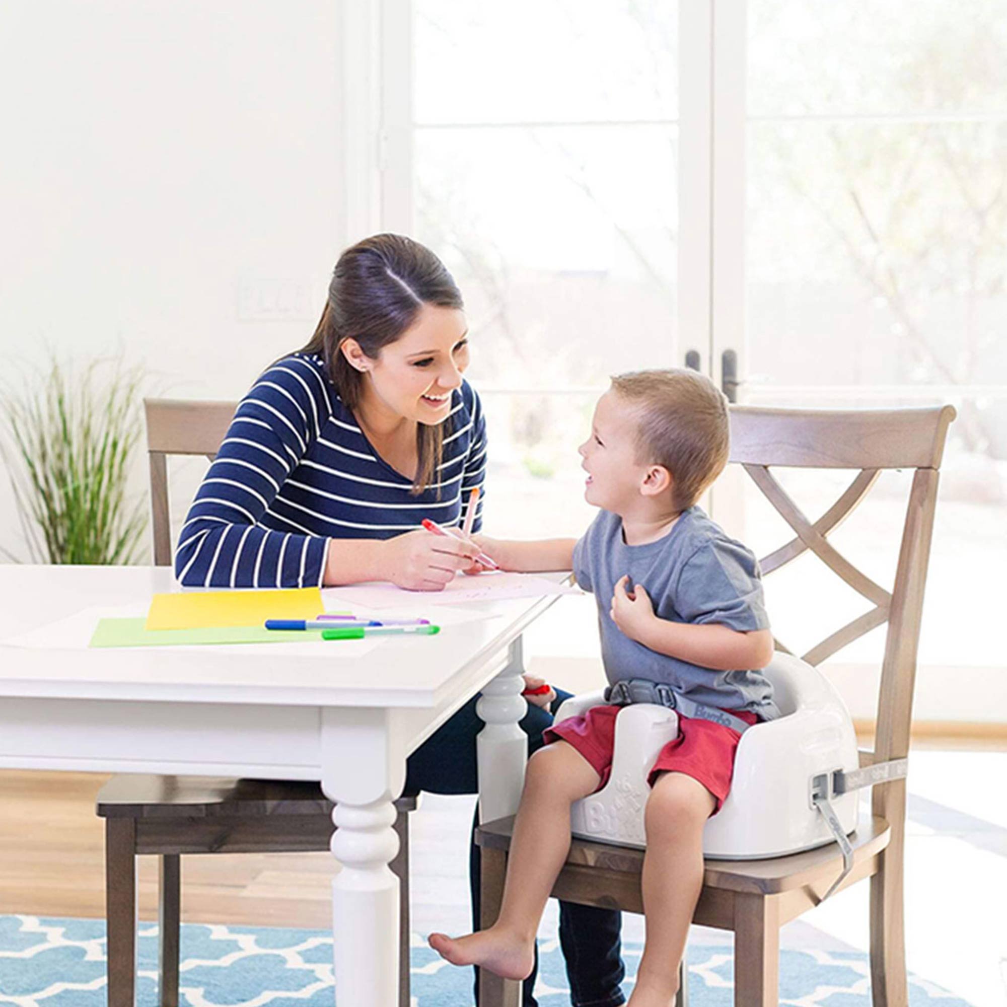 Bumbo Baby Toddler Adjustable 3-in-1 Multi Seat High Chair, Cradle Pink (2 Pack) - VMInnovations