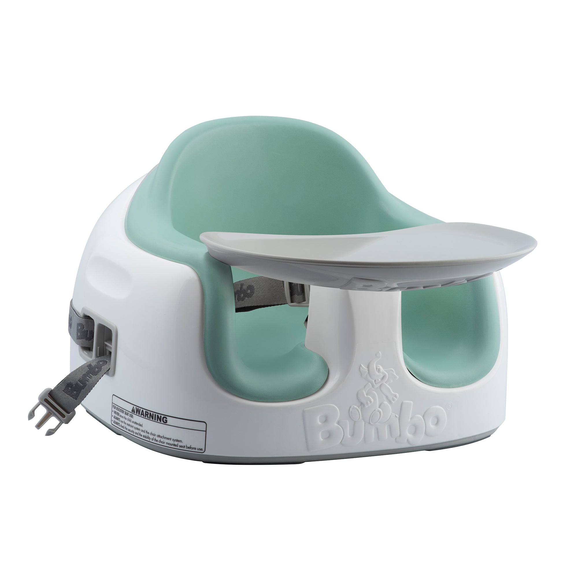 Bumbo Baby Toddler Adjustable 3 In 1 Booster Seat High Chair, Hemlock (2 Pack) - VMInnovations