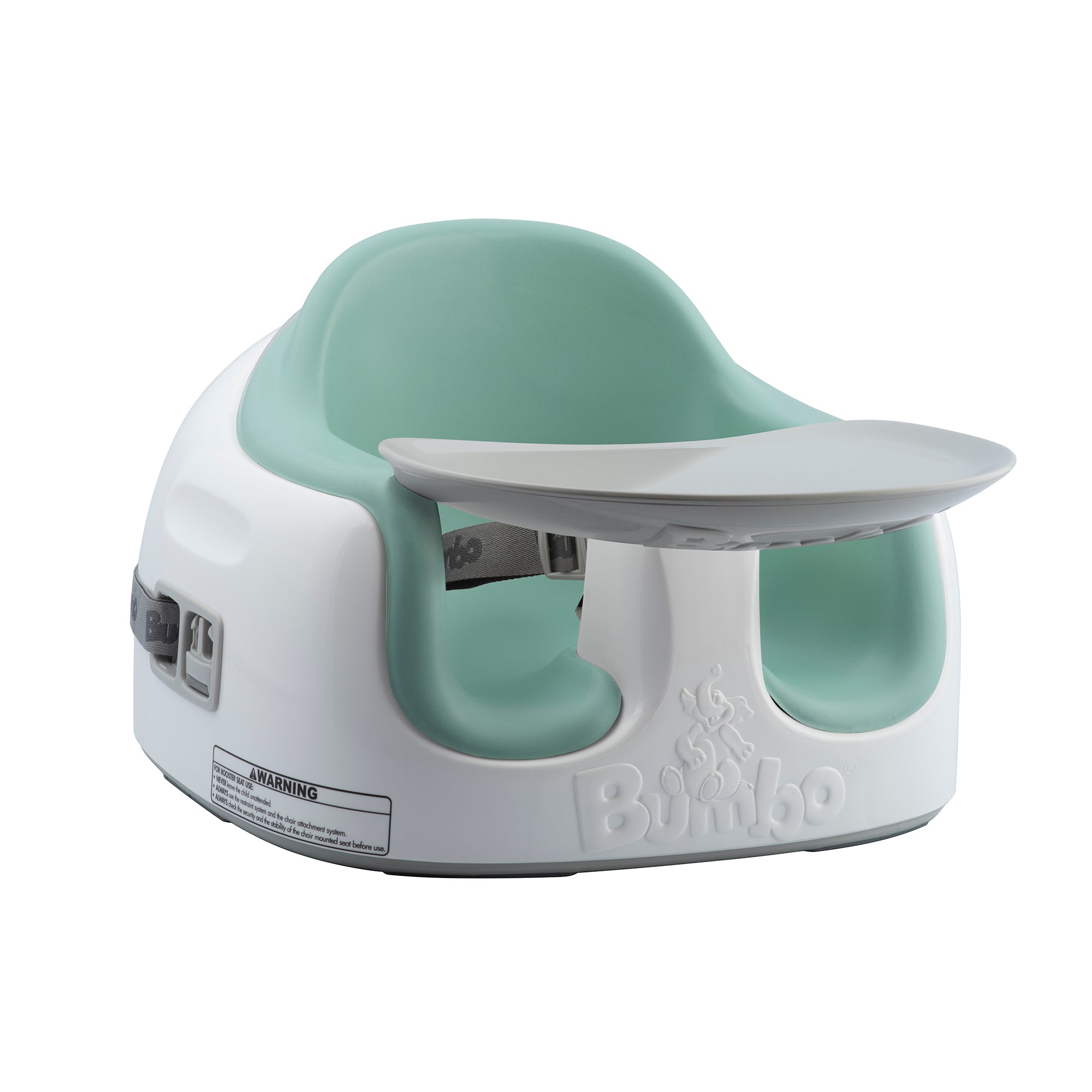 Bumbo Baby Toddler Adjustable 3 In 1 Booster Seat High Chair, Hemlock (2 Pack) - VMInnovations