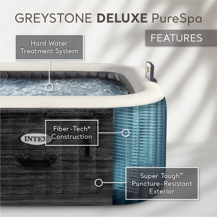Intex Above Ground Pool Vacuum Cleaner and Inflatable Hot Tub with 170 AirJets - VMInnovations